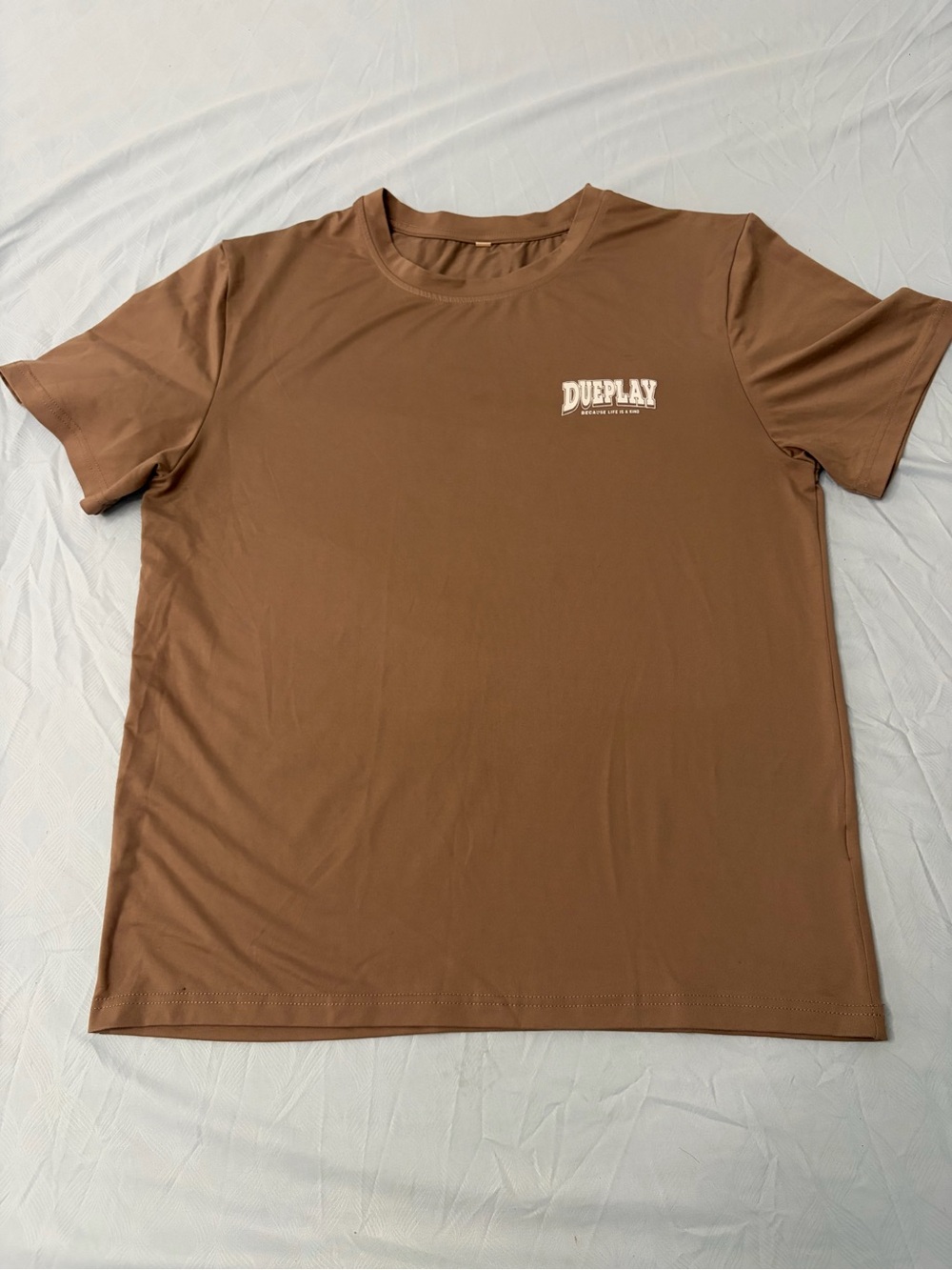 Men's Brown Crewneck T-Shirt